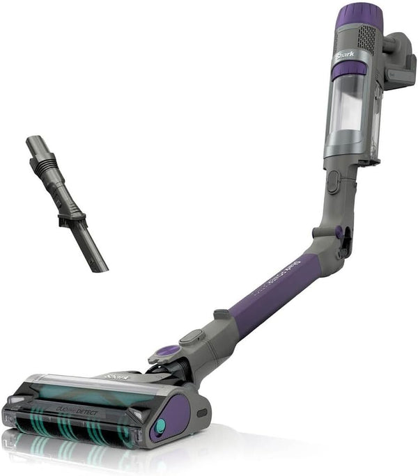 Shark PowerDetect Cordless Vacuum Cleaner, DuoClean Detect, Reverse Clean, Anti Hair Wrap Plus, Lightweight, 70 Min Runtime, Crevice & Multi-Surface Tools, Flexible, Handheld Mode, Purple IP1251UK