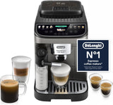 De'Longhi Magnifica ECAM222.20.B, Automatic Coffee Machine with Milk Nozzle, Bean to Cup Espresso Machine with 4 One-Touch Recipes, Soft-Touch Control Panel, 1450W, Black