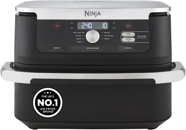 Ninja Foodi FlexDrawer 7-in-1 Air Fryer, Dual Zone, Black AF500UK