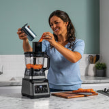 Ninja 3-in-1 Food Processor & Blender with Auto-iQ, Black BN800UK