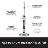 Shark Steam & Scrub Automatic Steam Mop with Steam Blaster S8201UK