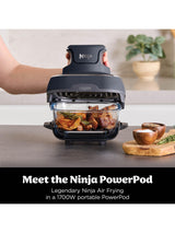 Ninja CRISPi 4-in-1 Portable Air Fryer, Cyberspace Blue FN101UKGY