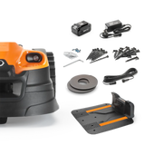 Wire-Free Robotic Lawn Mower for Gardens Up to 800m² with Optical Vision Navigation & Auto-Charging Dock