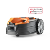 Wire-Free Robotic Lawn Mower for Gardens Up to 800m² with Optical Vision Navigation & Auto-Charging Dock